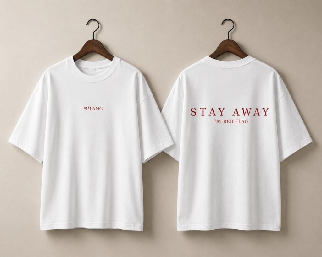 The “Red Flag” Oversized Tee